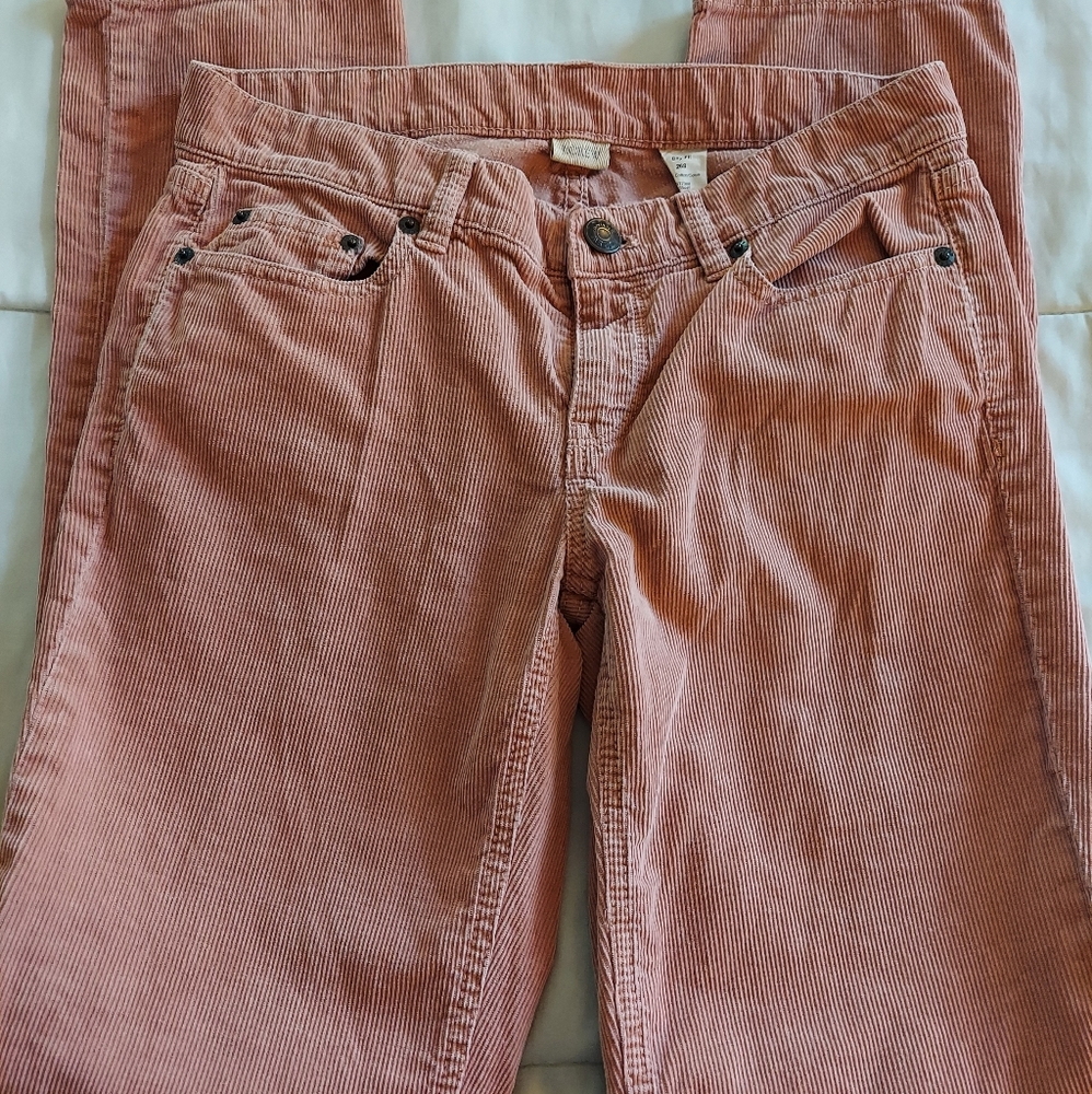 J. Crew Dusty Pink Corduroy Pants